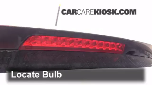 2012 Kia Sorento EX 3.5L V6 Luces Luz de freno central (reemplazar foco)